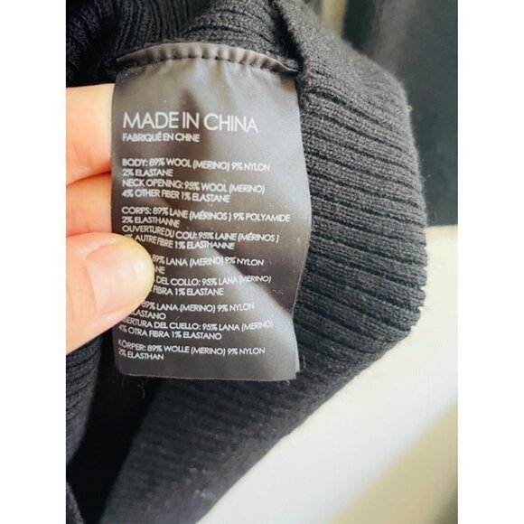 Club Monaco Bell Sleeve Wool Blend Knit Dress Size S - Picture 9 of 9